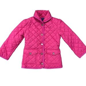 Ralph Lauren Pink Quilted Kids Jacket
